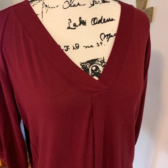 Beacon Women's Sweater - Deep Red - Picture 5 of 5